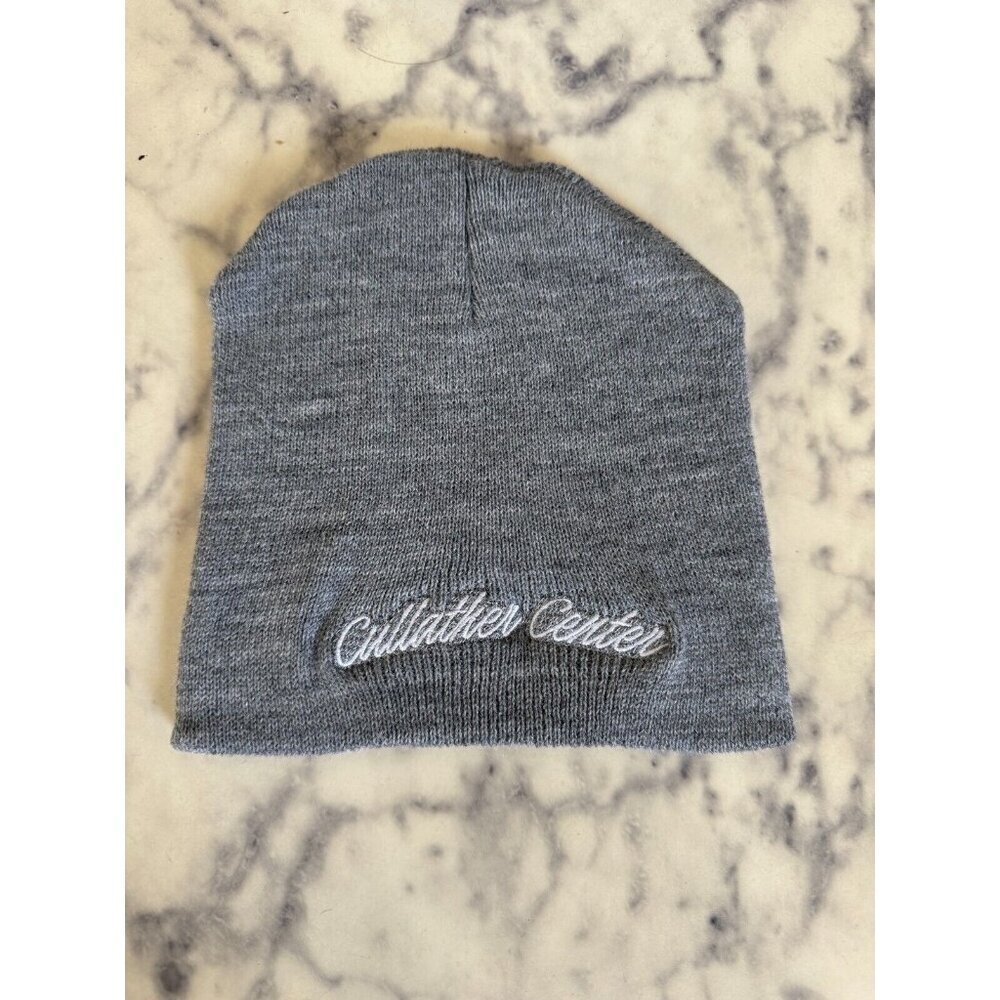Cullather Center Cap America Heather Grey Knit with Cuff Beanie Winter Hat